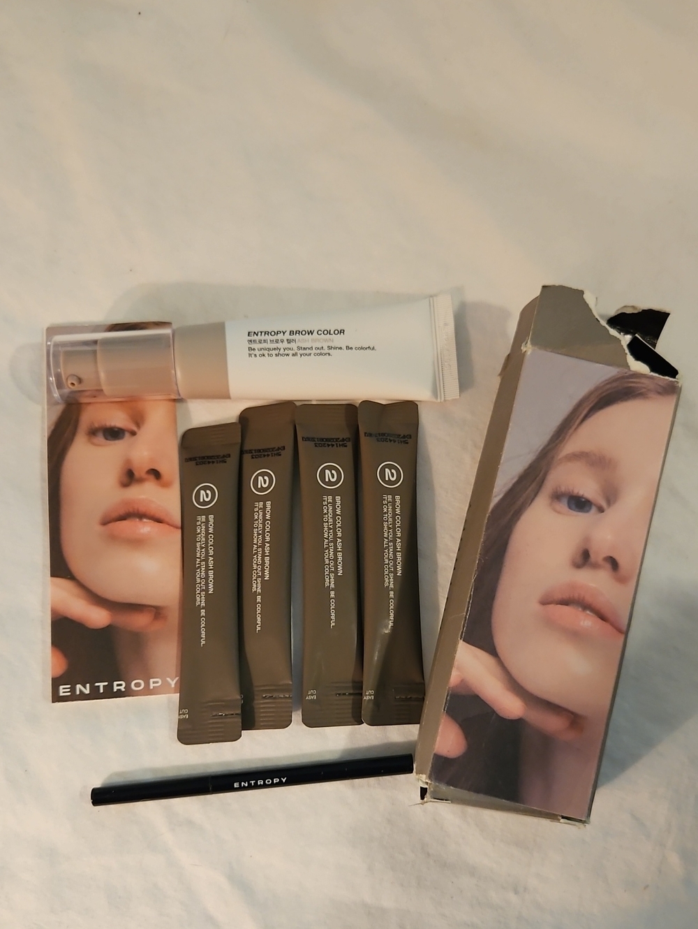 ENTROPY Taupe Brow Tint Kit with Brush